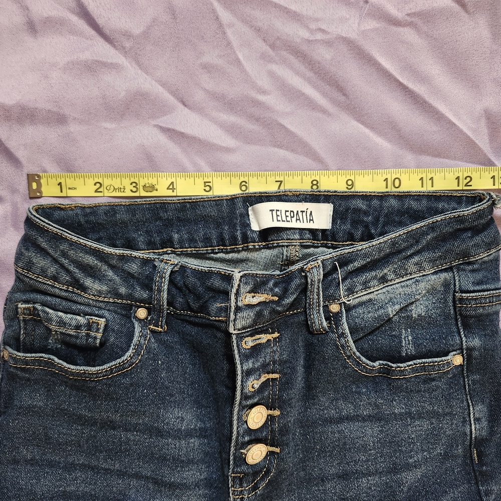 High Rise Dark Blue Jeans